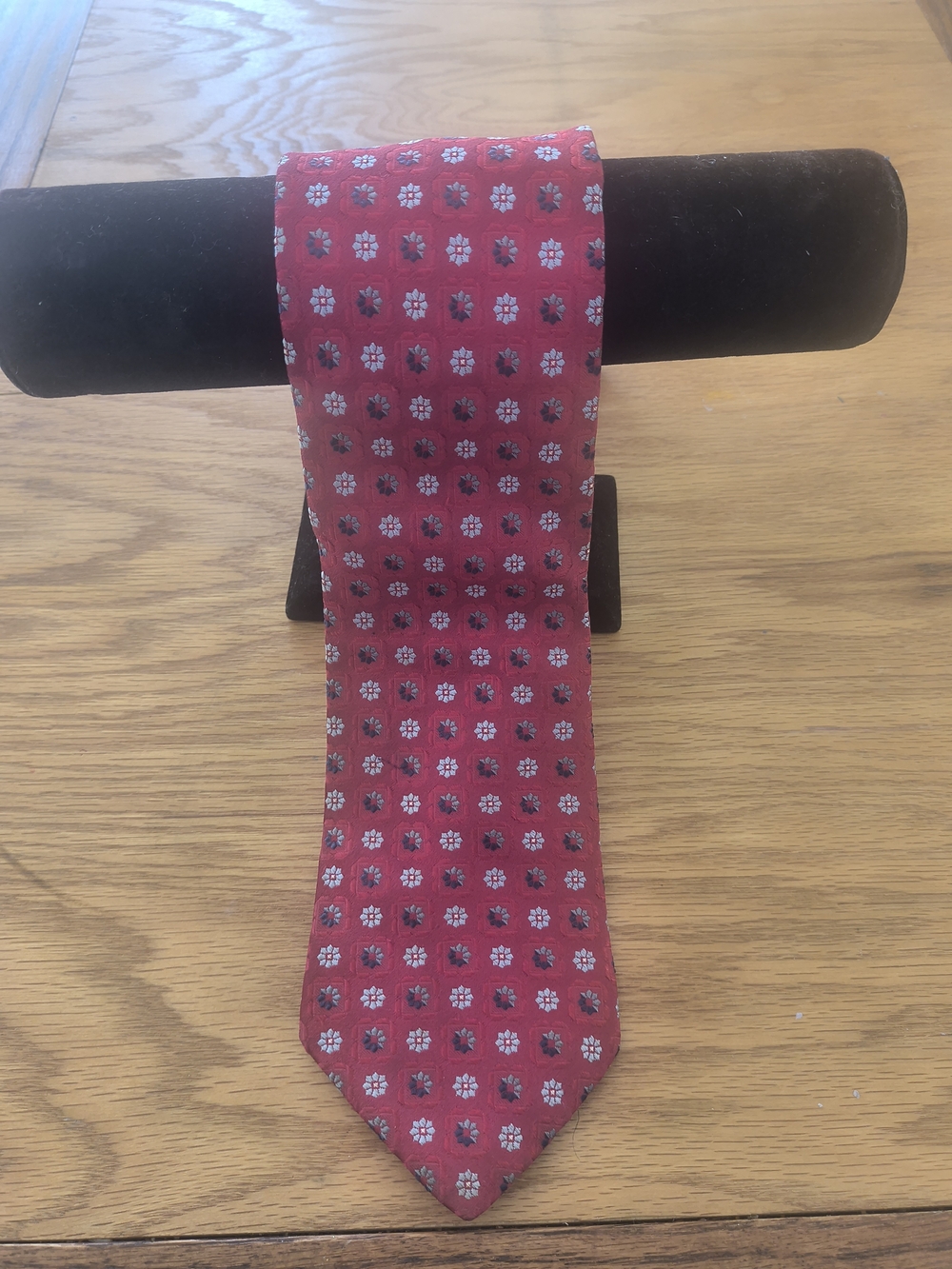Daniel Cremieux Floral Tie in Red & Blue